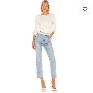 AGOLDE PINCH WAIST HIGH RISE KICK IN RIPTIDE 26